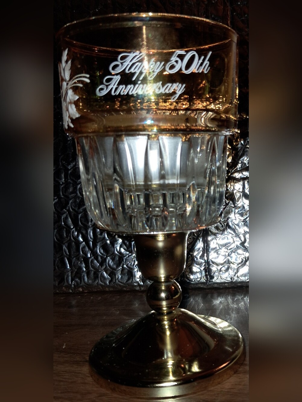 50th ANNIVERSARY CANDLE HOLDER